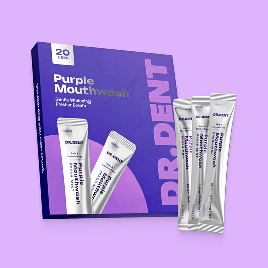 DR.DENT Purple Color Correcting Mouthwash
